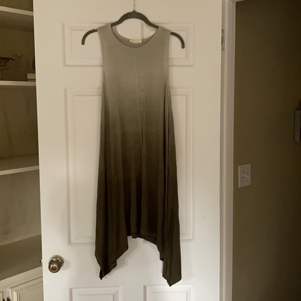 Final Touch Green Ombré Dress Size M
